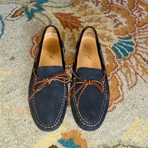 Sperry Navy Suede Gold Cup™ Harpswell 1 Eye Driving Moccasin Old Money Prep 14